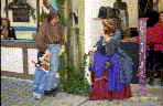 the living statue