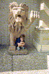 El Arroyo Lion w/James cowering